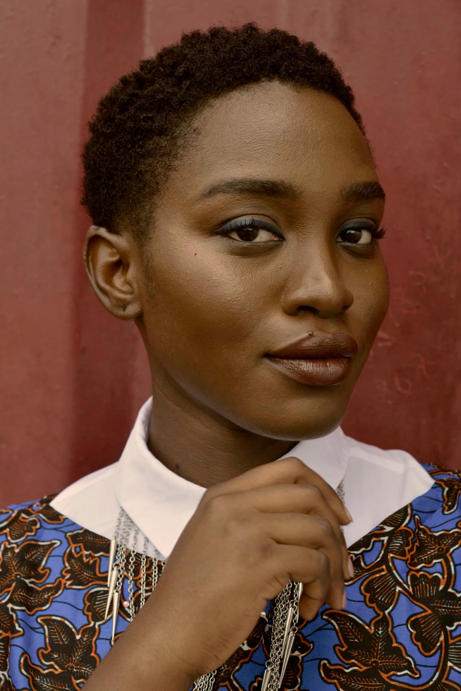A warm, polished portrait after styling